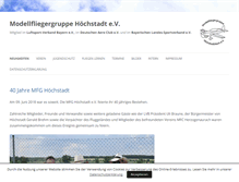 Tablet Screenshot of mfg-hoechstadt.de